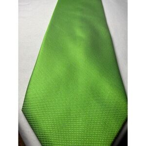 Paul Smith London Bright‎ Green Woven Silk Tie